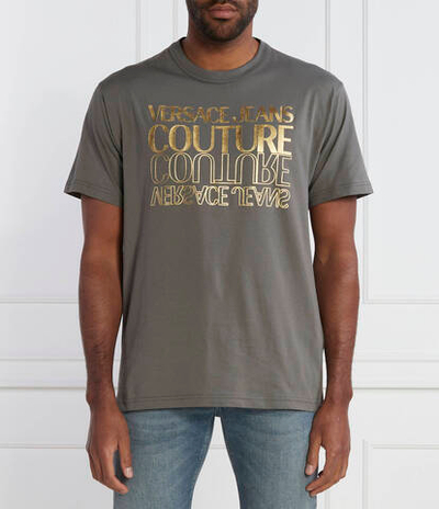Футболка Versace Jeans Couture - хаки(76GAHT10CJ00T)