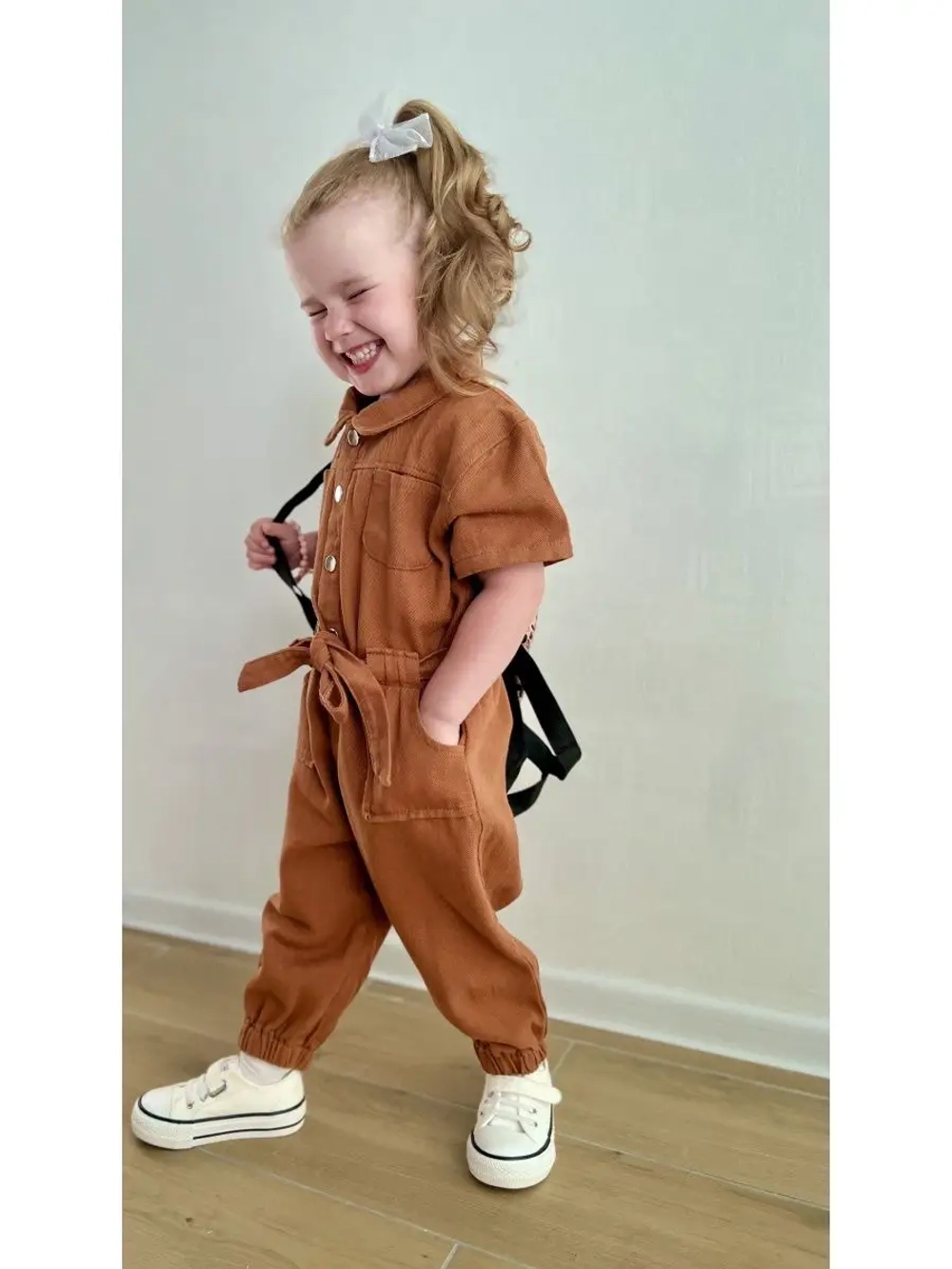 Комбинезон джинсовый