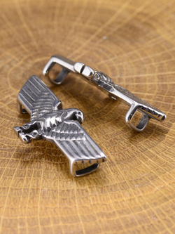 Вставка «Орел» из нержавеющей стали