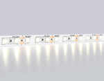 Светодиодная лента GS1102 2835 120Led/ 9.6W m/ 12V IP20 4500K/ 5000*8*1.2mm/ кратность резки 25mm (2 конт.)
