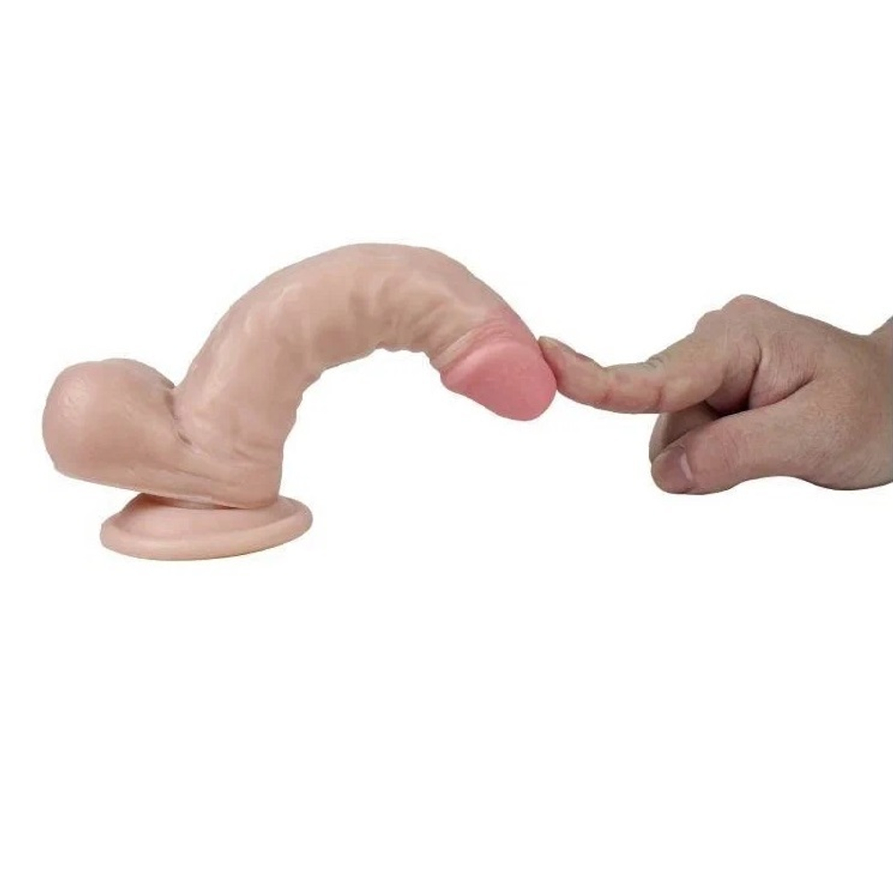 Реалистичный фаллоимитатор и трусики для страпона Real Basic Toy 13 см