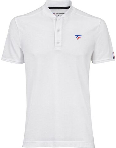 Теннисное поло Tecnifibre Polo Pique - White