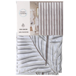 Штора для ванн 180х180 см, ПЭ, Пальмовые листья, бел, STSC1018