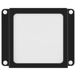 Светильник светодиодный ЭРА DVO21-06-O-4K80-5-B 6Вт 4000K 460Лм Домино черный грильято 100х100 Опал