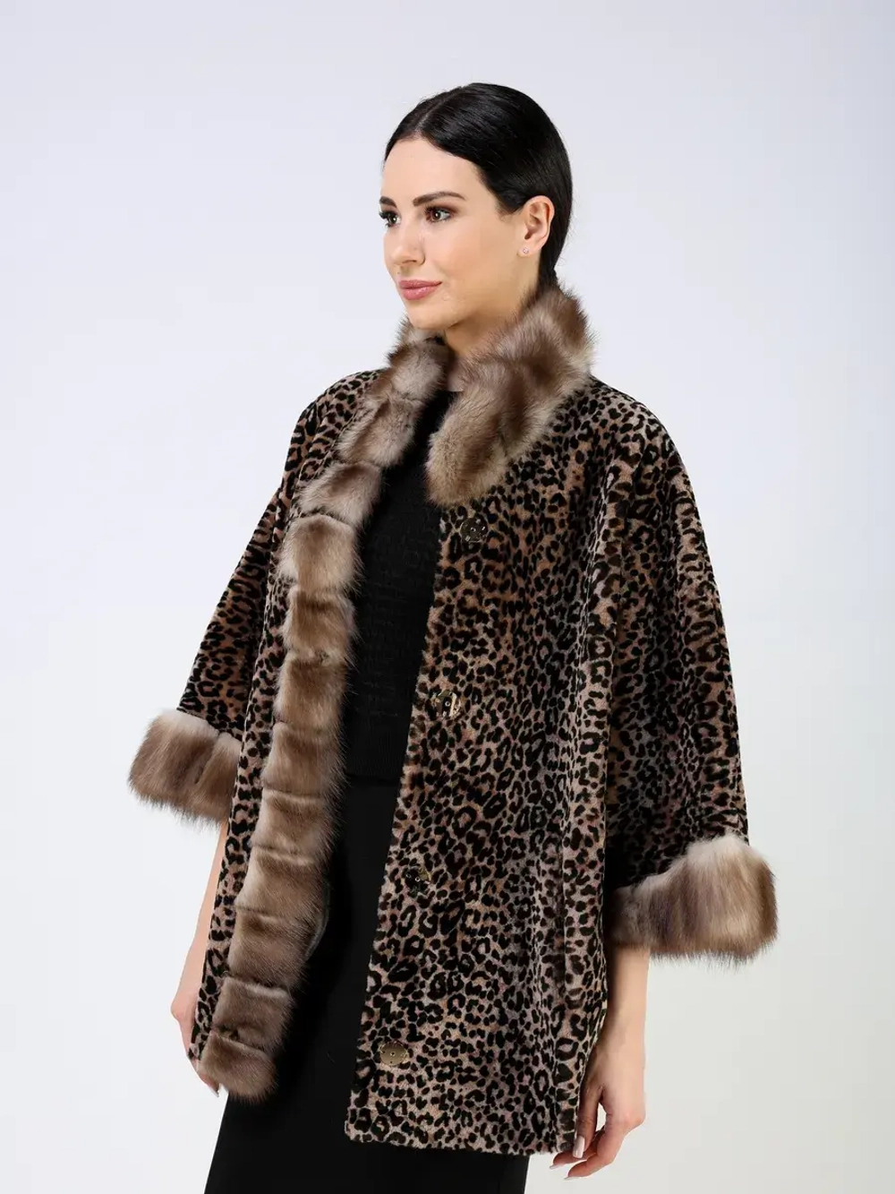 Шуба зимняя дубленка натуральная