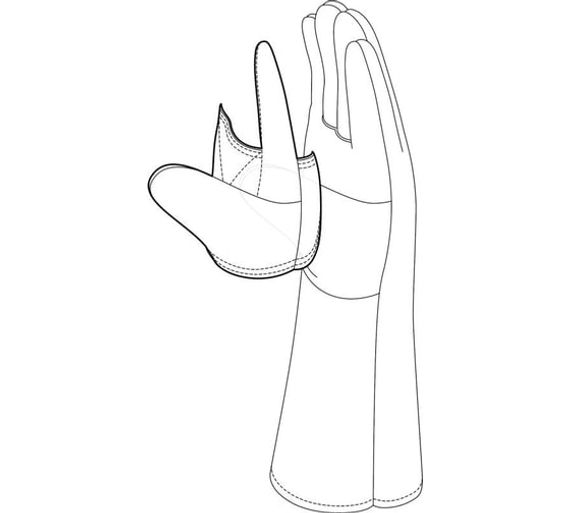 Краги сварщика TER300 Delta Plus TER30009