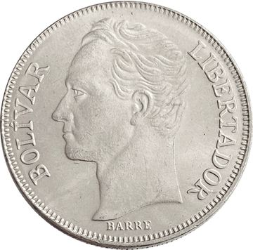 5 боливаров 1989 Венесуэла