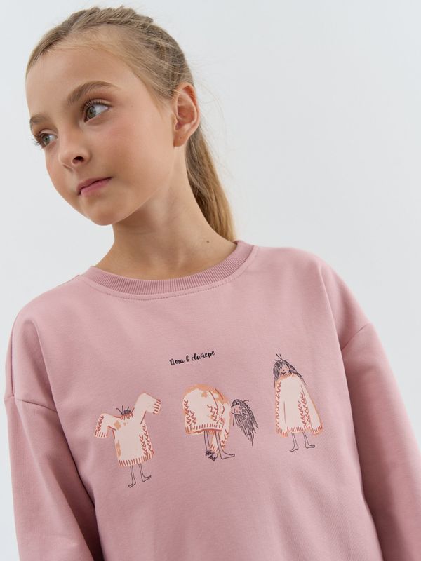 Лонгслив удлиненный 