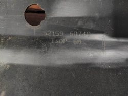 Бампер задний Toyota Land Cruiser 200 15-21 Б/У Оригинал 521596A929