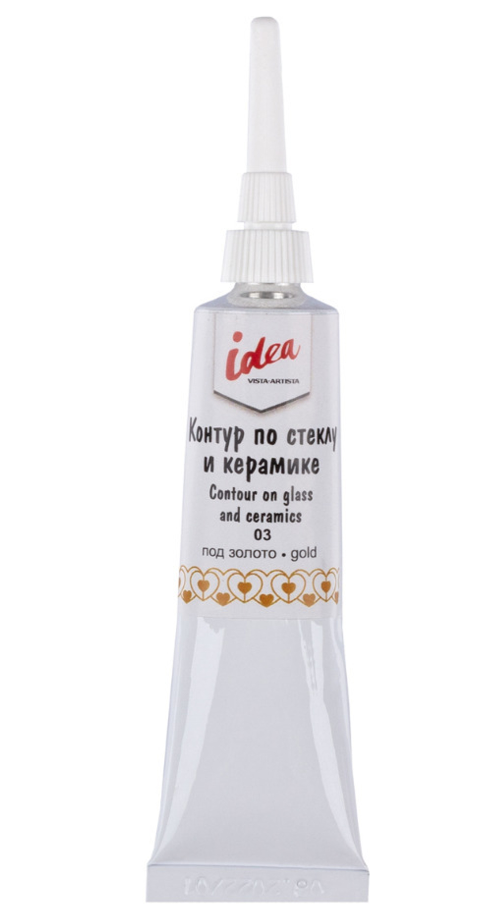 Контур по стеклу и керамике ВИСТА АРТИСТА Идея №03 золото 18 мл (80433784054)