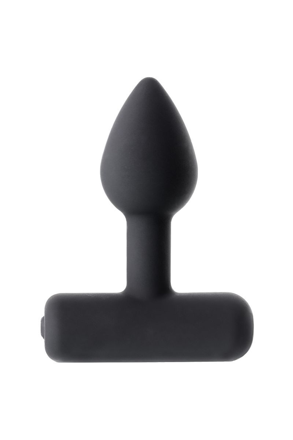 Чёрная анальная мини-вибровтулка Erotist Shaft - 7 см. (Цвет: черный)