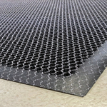 Коврик придверный КОЛЬЧУГА 45х75см. black+gray