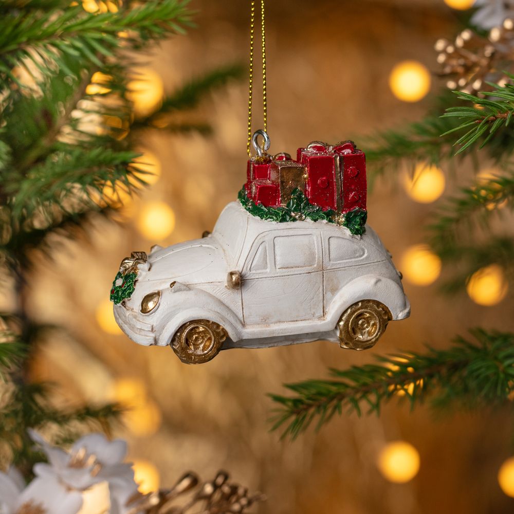 СТАТУЭТКА "МАШИНКА С ПОДАРКАМИ" 8*5*6 СМ