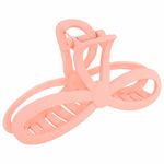 Краб для волос 12,5 см, soft-touch, розовый, MONTE VITA, 457011