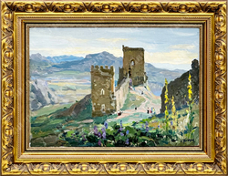 Прохоров Константин Александрович (1924-2022) Генуэзская крепость. Холст, масло.