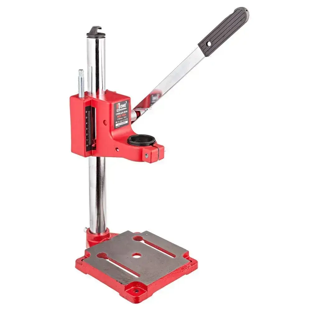 Стойка для дрели NUMBER ONE NDS-1044, диаметр 38-44 мм, глубина 60мм, ограничитель, чугунное основание