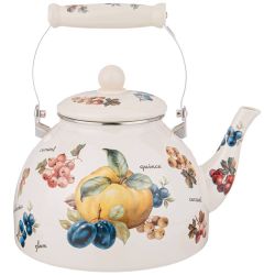 ЧАЙНИК AGNESS ЭМАЛИРОВАННЫЙ СЕРИЯ "ФРУКТЫ" 4 Л