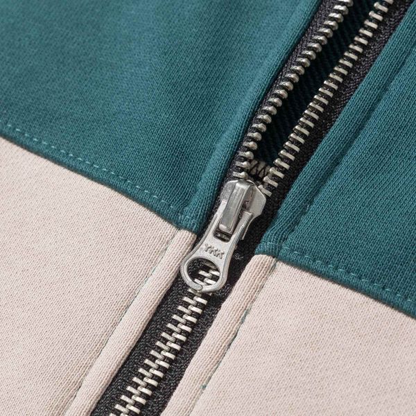 Толстовка Four Stripes Зеленый/Песочный/Красный/Черный - фото 5