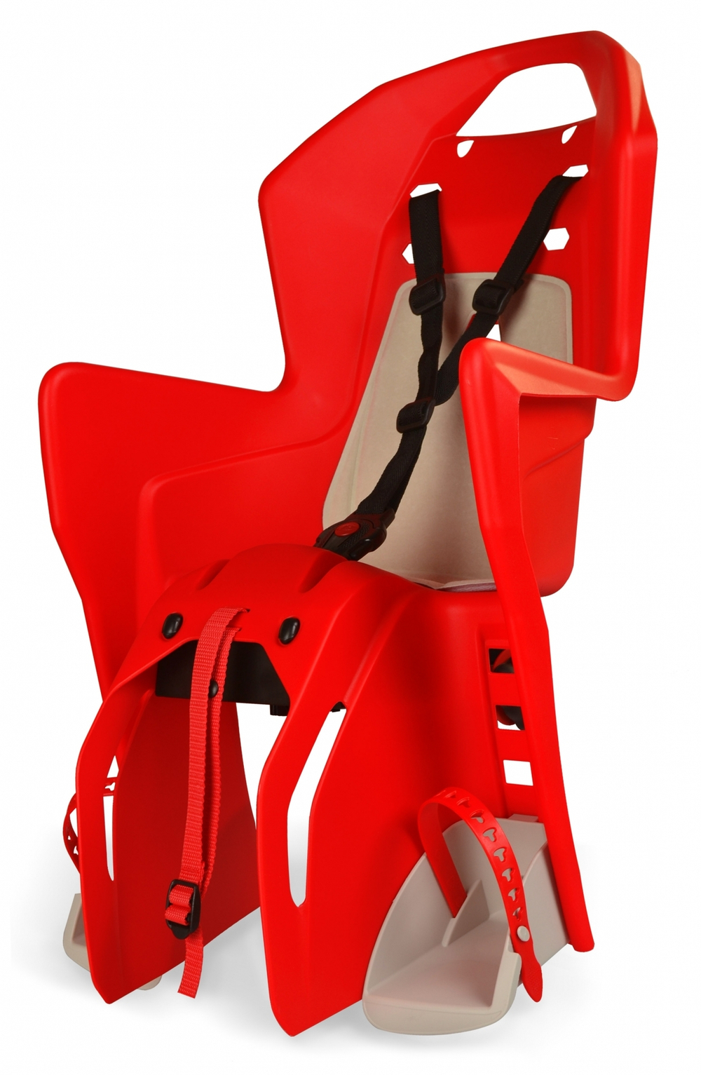 Кресло детское Polisport KOOLAH FFS STRAWBERRY RED/CREAM крепление на раму, без упак.