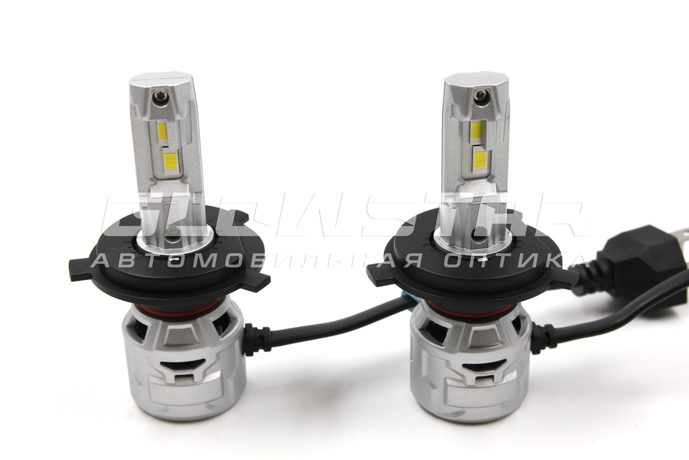 Светодиодные лампы H4 Sariti S3 с вентилятором, 12V, 32W, 5500K (комплект, 2шт)