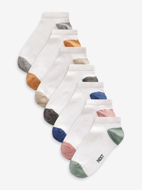 Носки хлопковые для мальчика Next C37-445, 7 шт., Белый