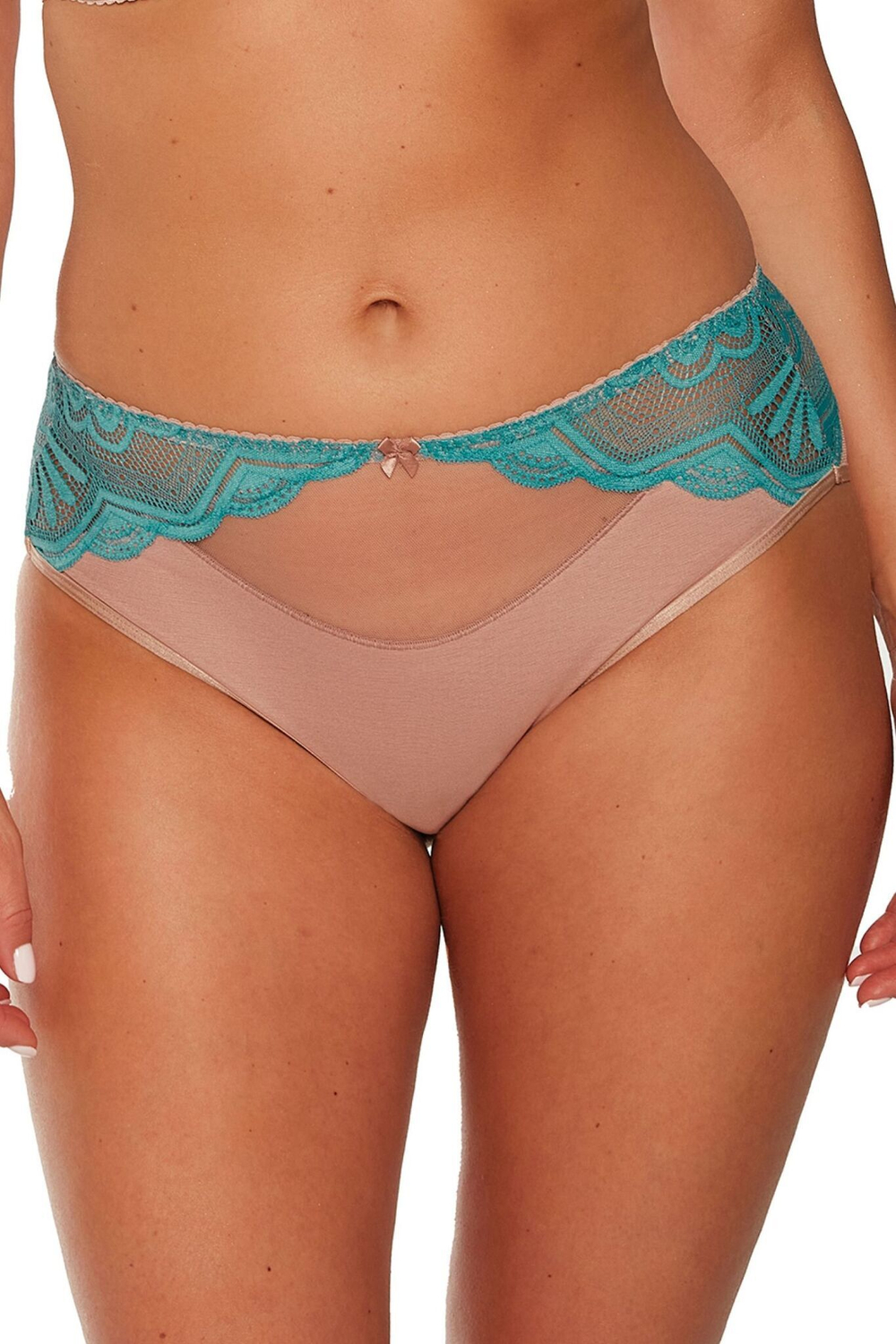 Трусики-слипы Lorita со средней линией талии (Размер: S) (Цвет: бирюзовый)