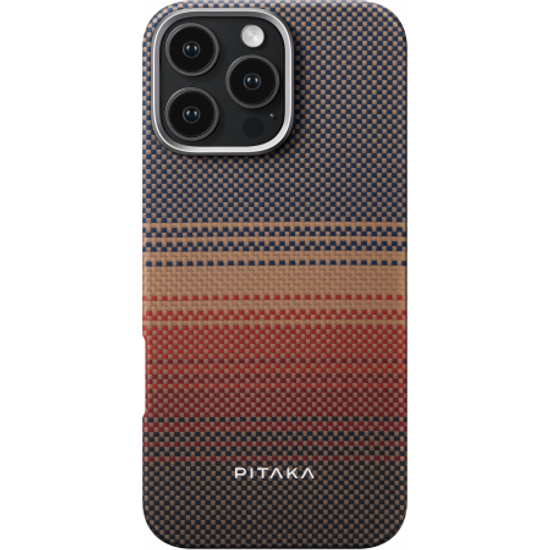 Чехол Pitaka Fusion Weaving MagEZ 5 (1500D) для iPhone 16 Pro - Sunset