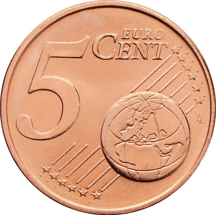 5 евроцентов 2008 Греция (5 euro cent)