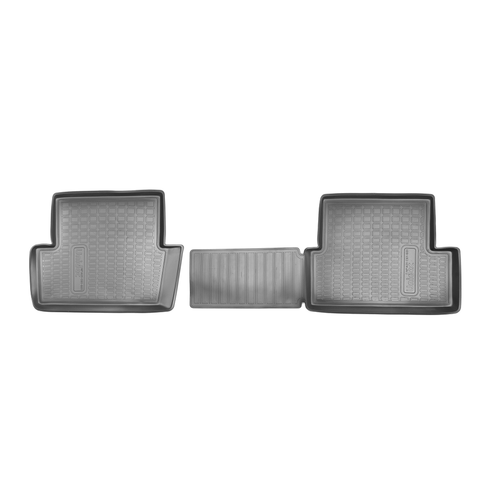 Ковры в салон Norplast/Unidec для Nissan Qashqai (2007-2014), Черный, задние, арт.NPA01-C61-601