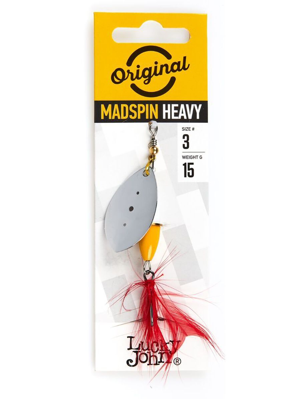 Блесна вращающаяся Lucky John MADSPIN 03 20.0г S (5шт. в упк.)
