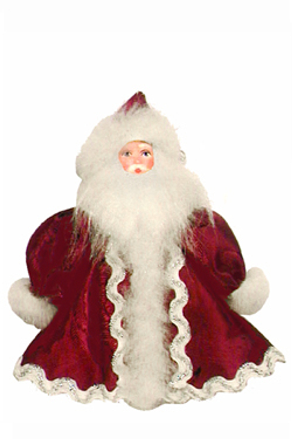 Кукла-подвеска сувенирная фарфоровая. Дед Мороз. Сказочный персонаж
