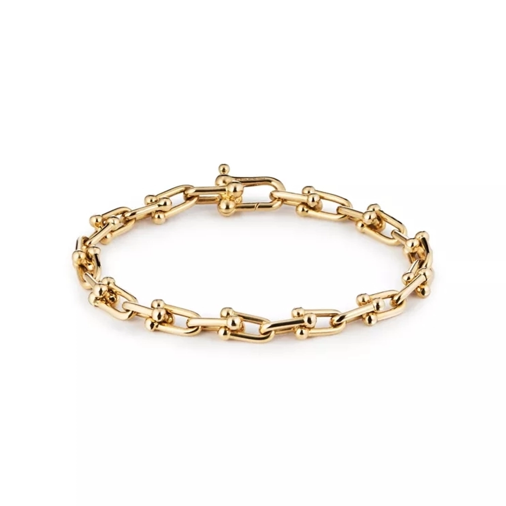 Браслет из жёлтого золота 18k,Tiffany ⚜️Hard Wear Small link