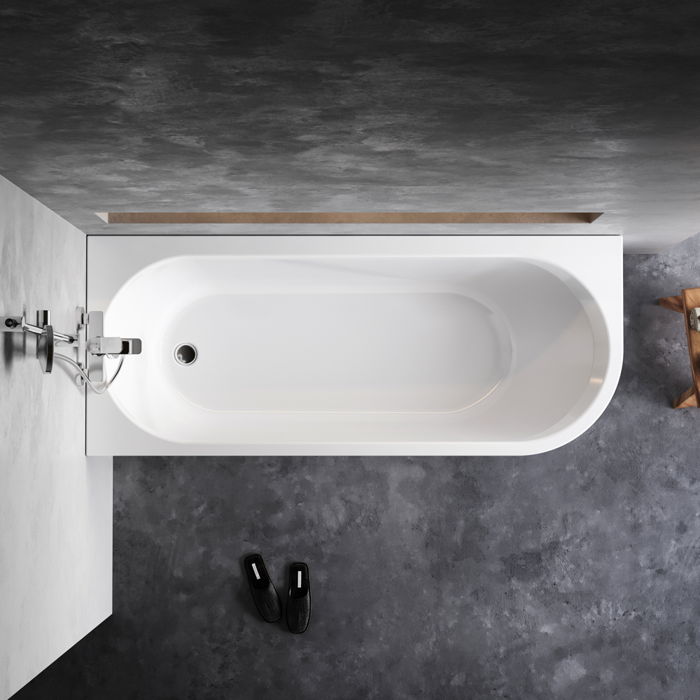 Ванна акриловая, угловая, левосторонняя 170x70 см AM.PM X-Joy W94A-170L70W-A