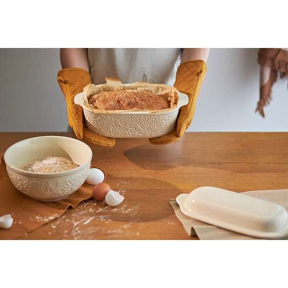 Форма для выпечки ржаного хлеба birds of paradise, fantail bird, 33х16 см