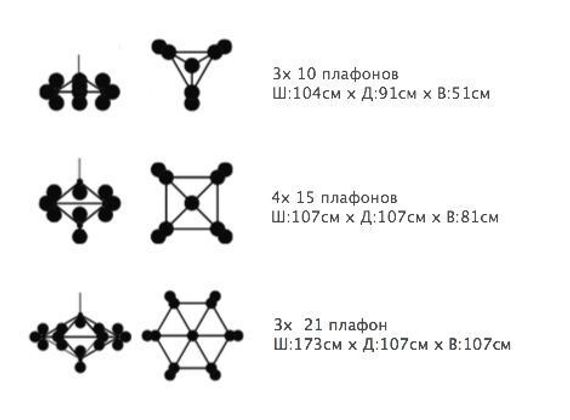 Подвесная люстра Imperium Loft Modo Chandelier 74962-22