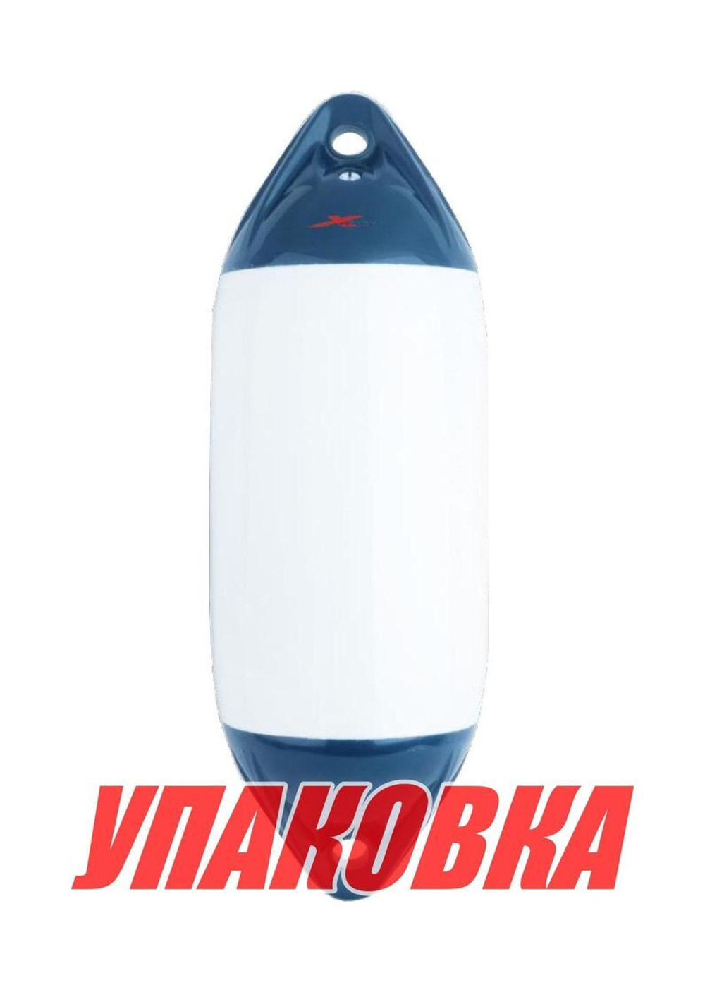 Кранец Marine Rocket надувной, размер 600x150 мм, цвет синий/белый (упаковка из 10 шт.)