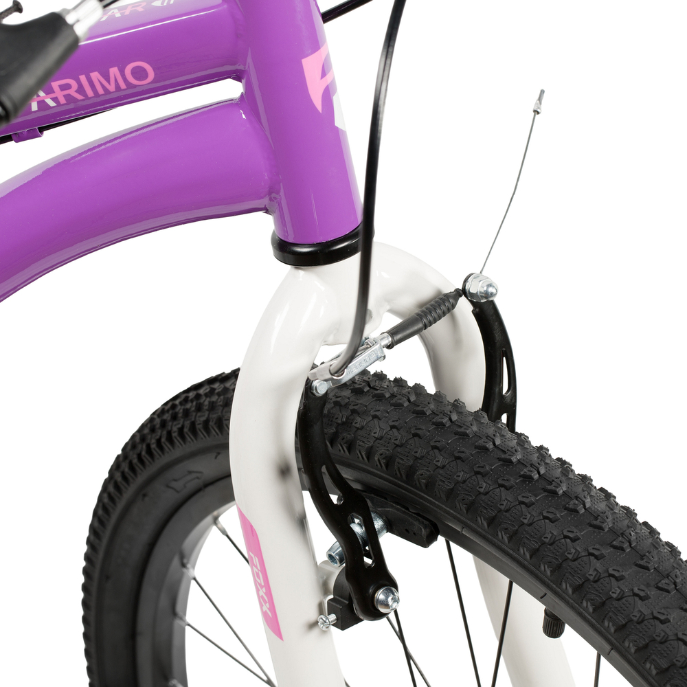 Велосипед 24" FOXX ARIMO 1 ск., тормоз V-Brake, фиолетовый