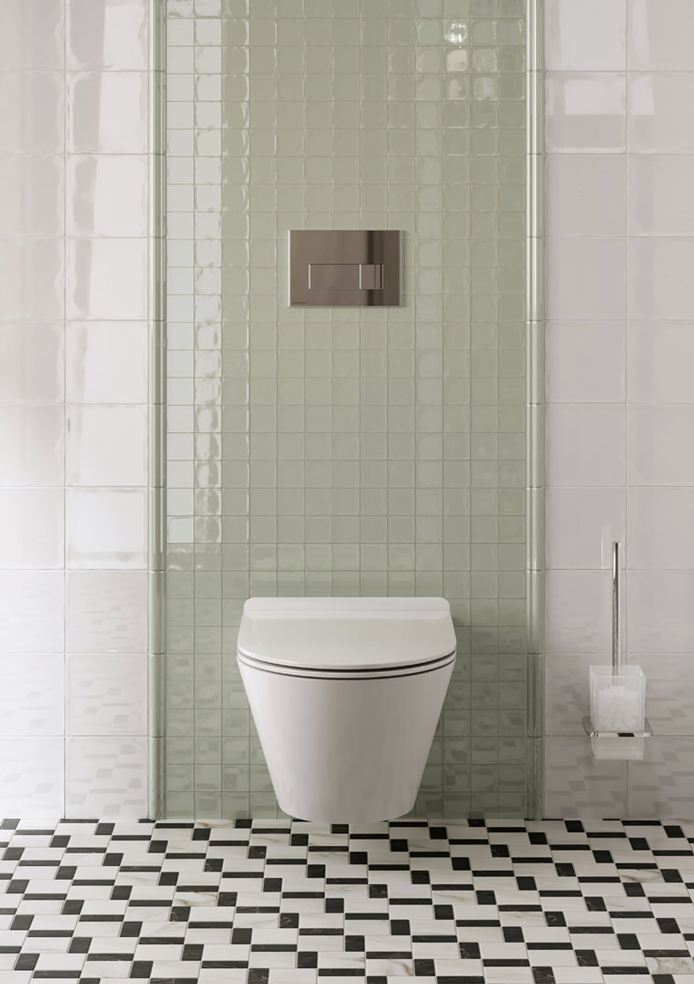 Сиденье PLAZA Modern для подвесного унитаза, белое глянцевое PLMR.seat.02\WHT