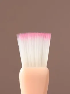 Кисть для масок, двусторонняя, с лопаткой, 15,5 см, цвет МИКС