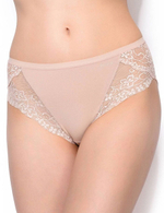 Высокие трусики с кружевом Charm (Размер: M) (Цвет: черный)