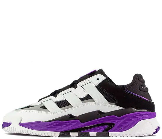 Кроссовки Adidas Niteball  White/Purple