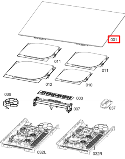 Стеклокерамическая поверхность для Electrolux (Электролюкс) - 5617425110