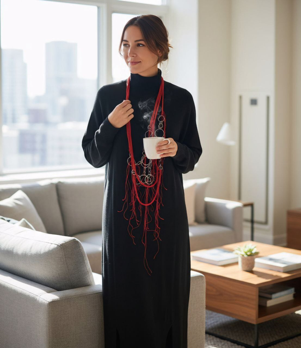 Платье трикотажное