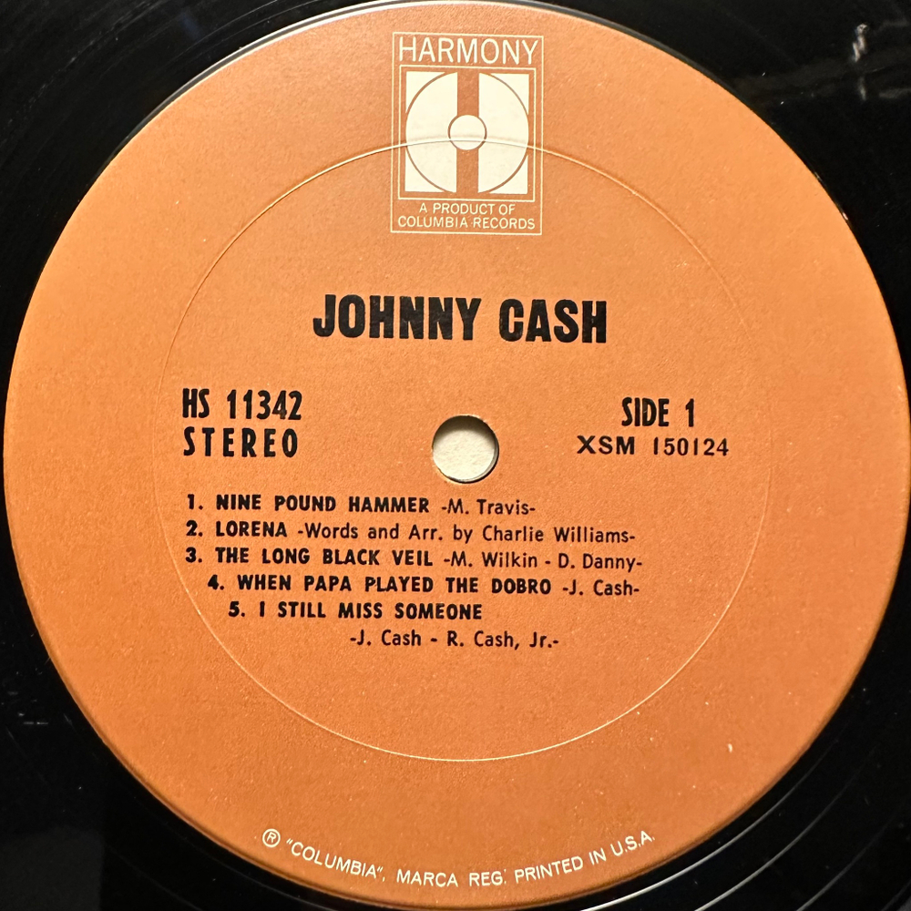 Johnny Cash - Johnny Cash (США 1969г.)