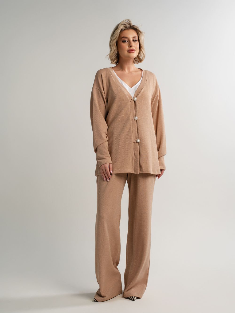 Брюки Вэлери (бежевые) Б15059-39М LT Collection