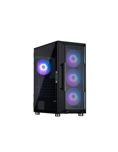 ZALMAN I3 NEO ARGB BLACK, ATX, BLACK, FRONT MESH, WINDOW, 2x3.5", 3x2.5", 1xUSB2.0, 2xUSB3.0, FRONT 3x120mm ARGB, REAR 1x120mm ARGB