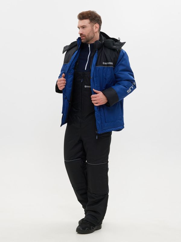 Костюм зимний Полюс ткань Cell цвет Синий/Черный