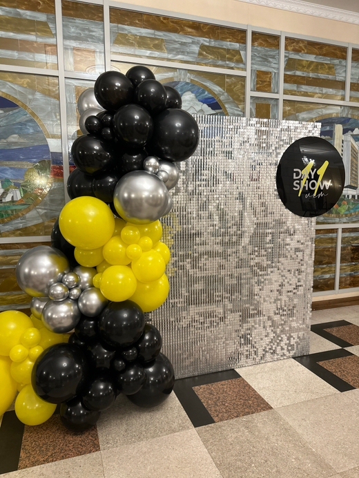 Фотозона пайетка серебро матовое Solaair #4226