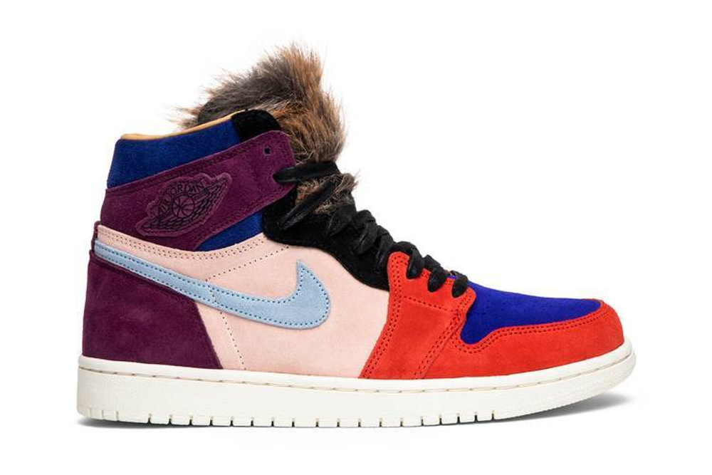 Кроссовки Jordan Air Jordan 1 Court Lux High Og "Aleali May" (Женская размерная сетка)