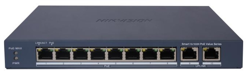Коммутатор Hikvision DS-3E1310P-EI/M